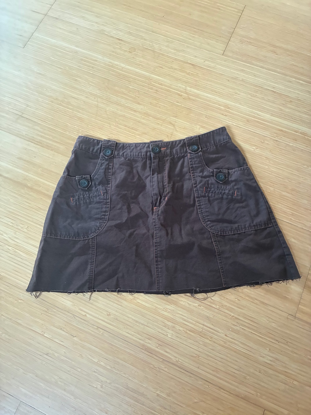 Cherokee Mini Skirt in Dark Brown